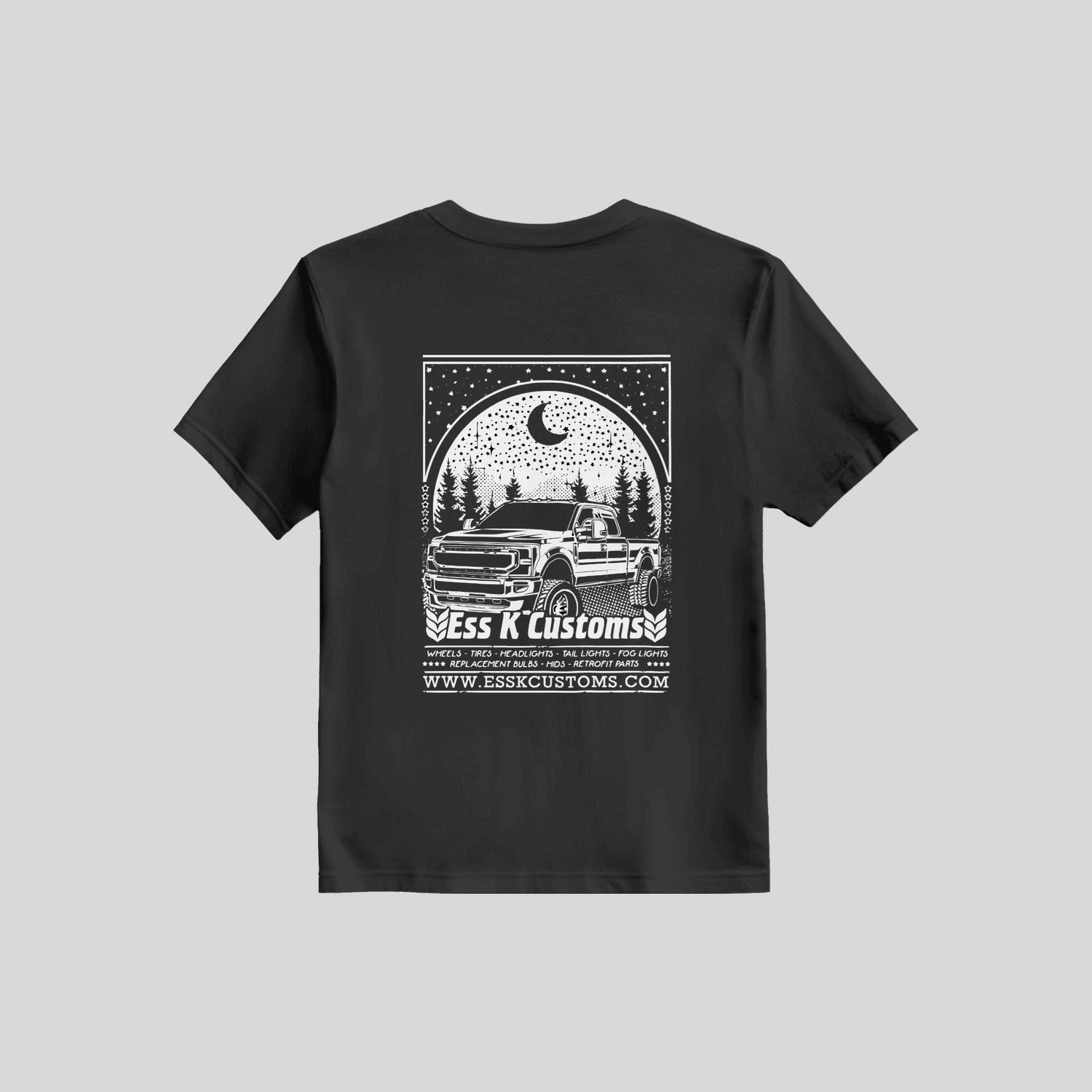 Ess K Customs - Starry Night Tee - Black