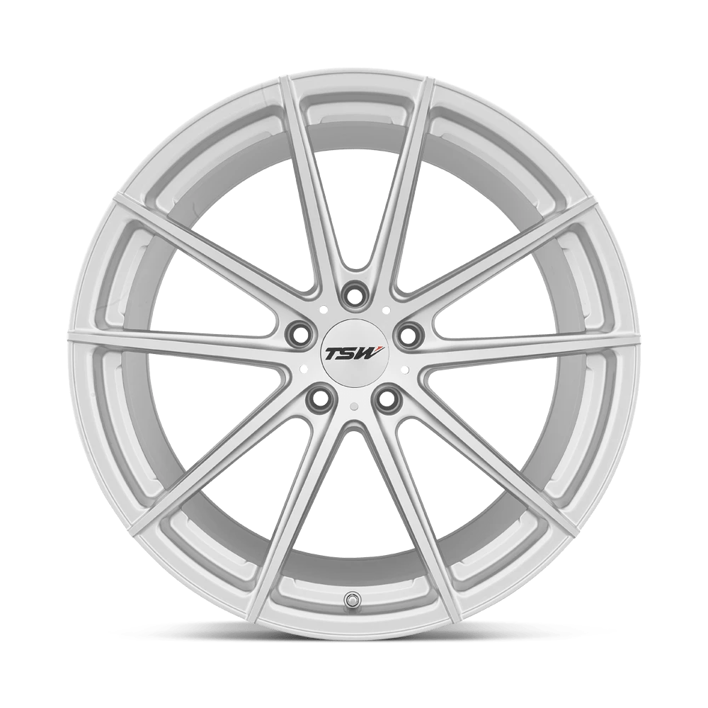 TSW Bathurst 20x10.5 5x114.3 - Silver w/ Mirror Cut Face
