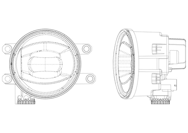 Universal Toyota/Lexus/Scion DoubleTap Dual Color LED Projector Fog Lights