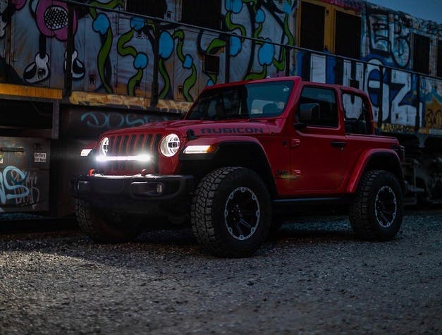 Jeep Jl 2018-2022 Wrangler Bumper Led Light Bar Kit