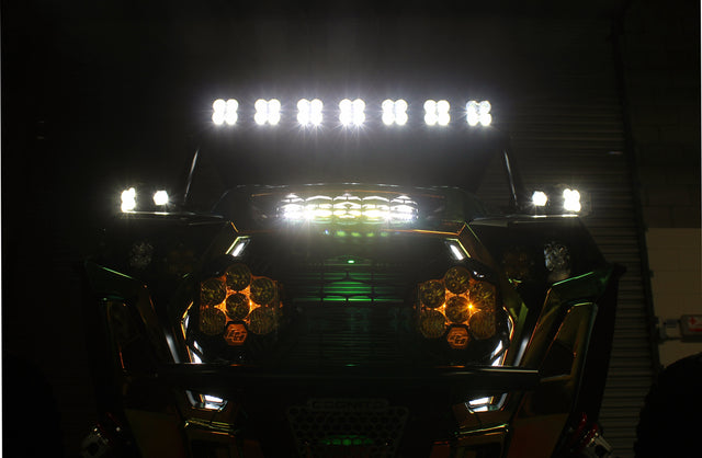 Polaris RZR XP Turbo 19+ et Turbo S 18+, kit d'écope de capot Baja Designs