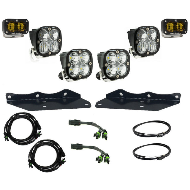 Ford Raptor (17-20) Fog Pocket Kit S2 SAE Amber Pro Baja Designs