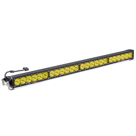Barre lumineuse LED de 40 pouces, modèle de conduite large ambre, série OnX6, conceptions Baja