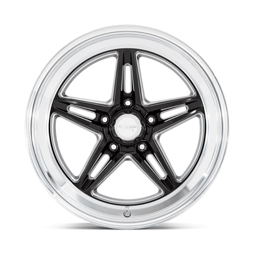 American Racing Vintage - VN514 RAINURE | 18X10 / 0 Décalage / 5X114.3 Modèle de Boulon | VN514BE18101200