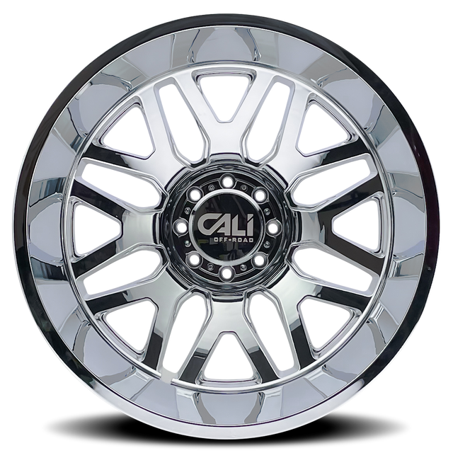 CALI OFF-ROAD - INVADER DUALLY | 24X8.25 / -232 Offset / 8X165.1 Modèle de boulon | 9115D-24881CR232