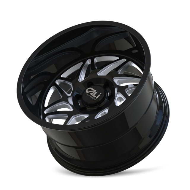 CALI OFF-ROAD - GEMINI | 20X10 / -25 Offset / 8X165.1 Modèle de boulon | 9112-2181BM