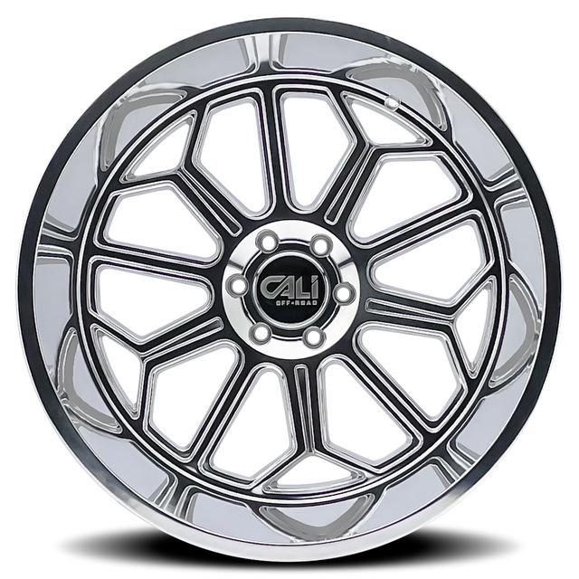 CALI OFF-ROAD - AUBURN | 24X14 / -76 Offset / 6X135 Bolt Pattern | 9117-24436P