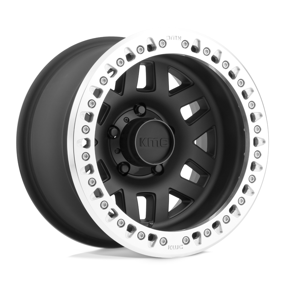 KMC - KM229 VERROU DE TALON POUR MACHETE CRAWL | 17X9 / -38 Décalage / 5X127 Boulon Motif | KM22979050738N