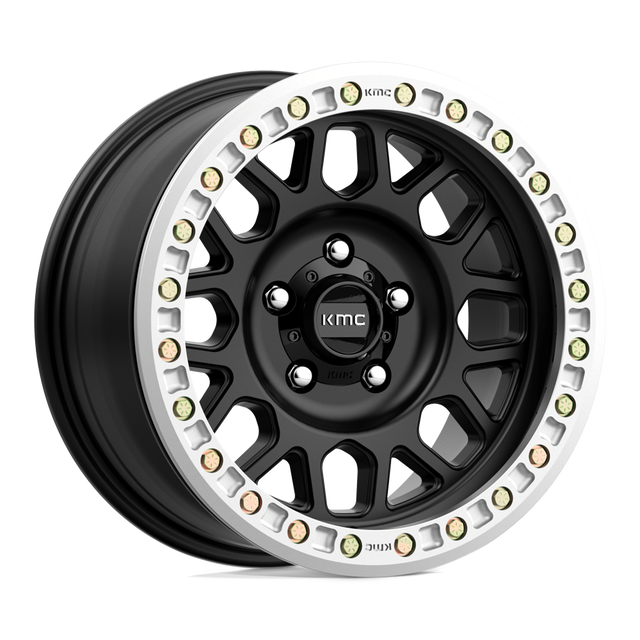 KMC - KM234 GRENADE DESERT BEADLOCK | 17X8.5 / 00 Offset / BLANK Bolt Pattern | KM2347850M700