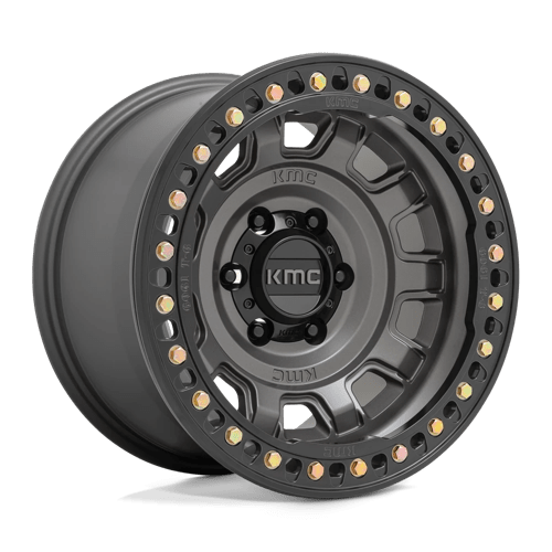 KMC - VERROU DE TALON DE RÉSERVOIR KM236 | 17X9 / -38 Décalage / 5X127 Boulon Motif | KM23679050438N