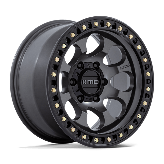 KMC - KM550 RIOT SBL | 17X8.5 / 10 Offset / 6X139.7 Bolt Pattern | KM550AB17856810