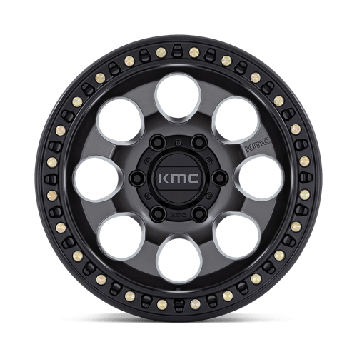 KMC - KM550 RIOT SBL | 17X8.5 / 10 Offset / 6X139.7 Bolt Pattern | KM550AB17856810