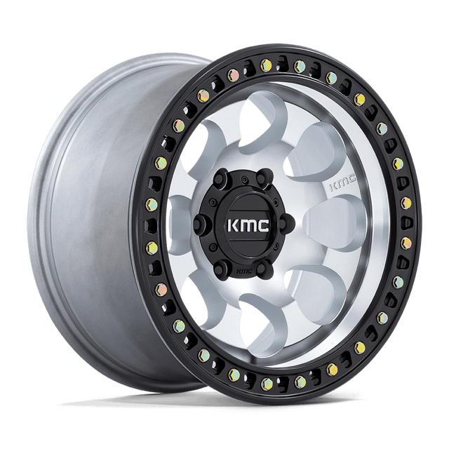 KMC - KM550 RIOT SBL | 17X8.5 / 10 Offset / 6X139.7 Bolt Pattern | KM550DB17856810