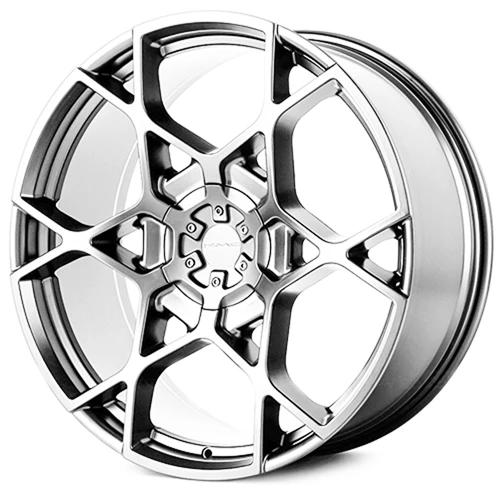 KMC - KM695 CROSSHAIR | 24X9.5 / 15 Offset / 6X120/6X139.7 Bolt Pattern | KM69524978215