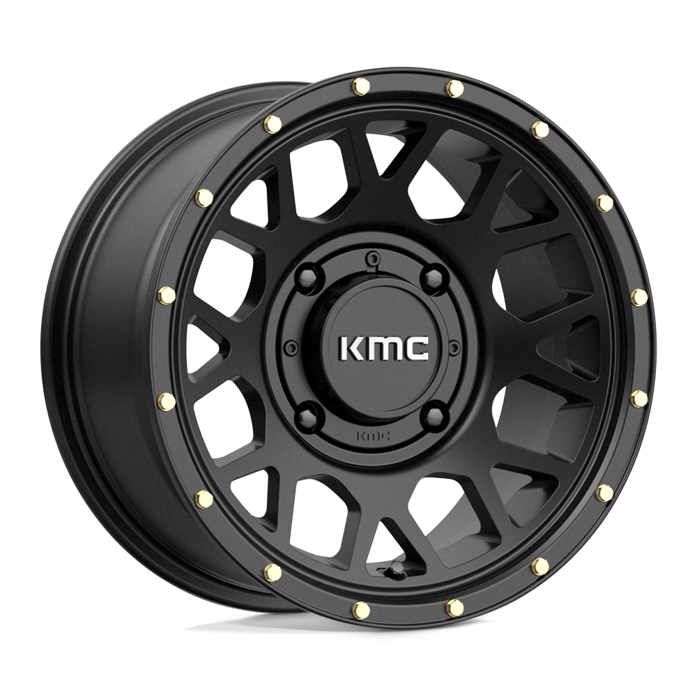 KMC Powersports - GRENADE KS135 | 14X10 / 00 Décalage / 4X137 Modèle de boulon | KS13541048700