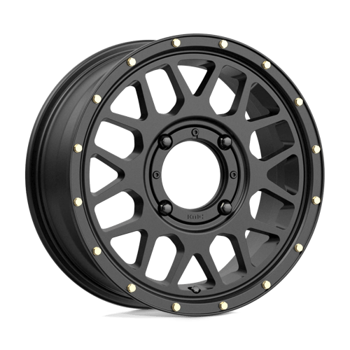 KMC Powersports - GRENADE KS135 | 15X6 / Décalage 38 / Modèle de boulon 4X137 | KS13556048738