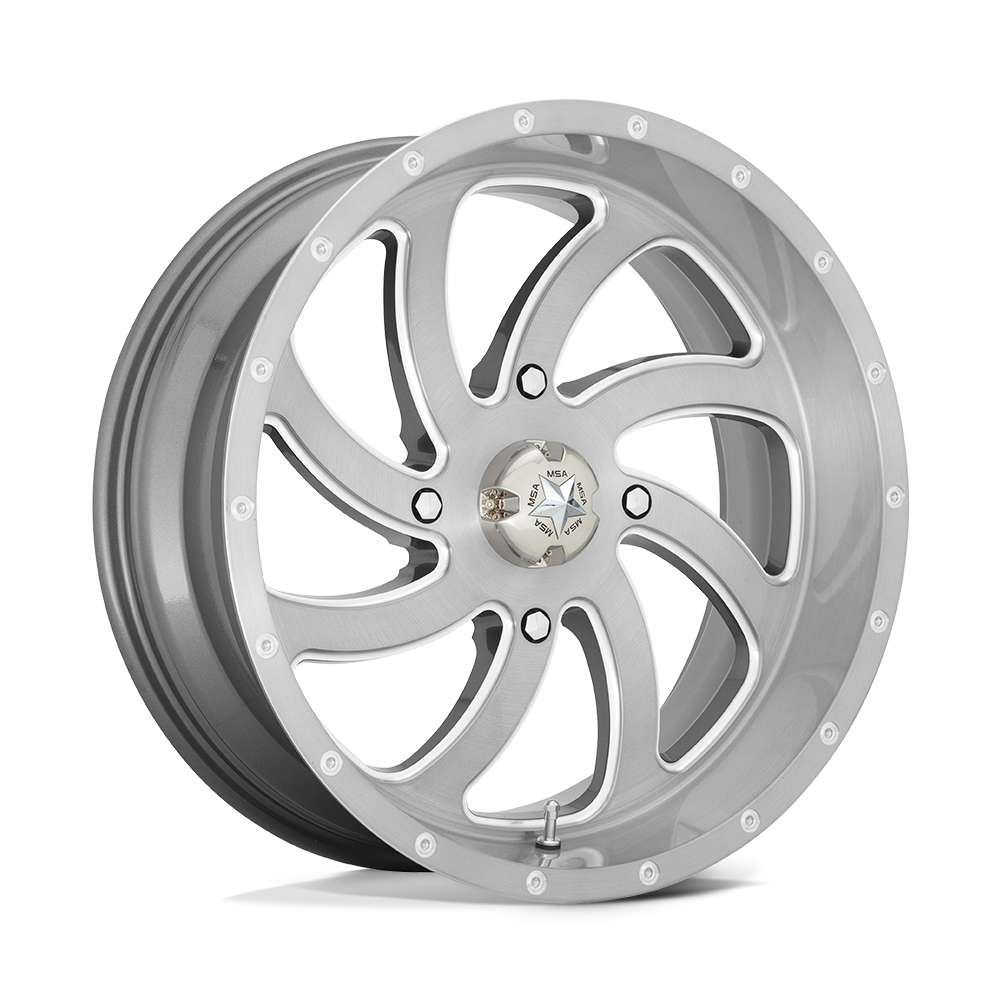 MSA Offroad Wheels - M36 SWITCH | 18X7 / 00 Offset / 4X137 Bolt Pattern | M36-018737TI