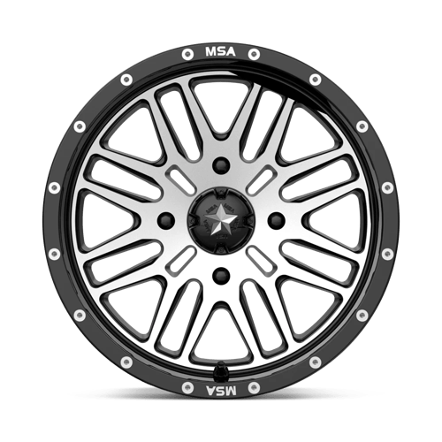 MSA Offroad Wheels - M38 BRUTE | 16X7 / 10 Offset / 4X137 Bolt Pattern | M38-06737