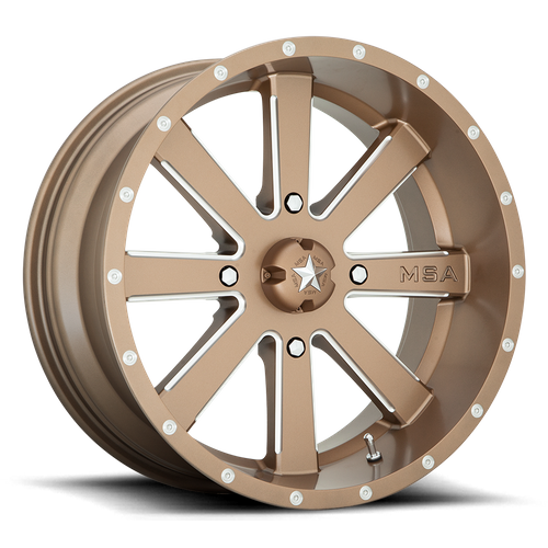 MSA Offroad Wheels - M34 FLASH | 22X7 / 00 Offset / 4X156 Bolt Pattern | M34-022756B