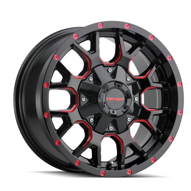 MAYHEM - WARRIOR | 20X10 / -25 Offset / 8X165.1 Bolt Pattern | 8015-2176BTR