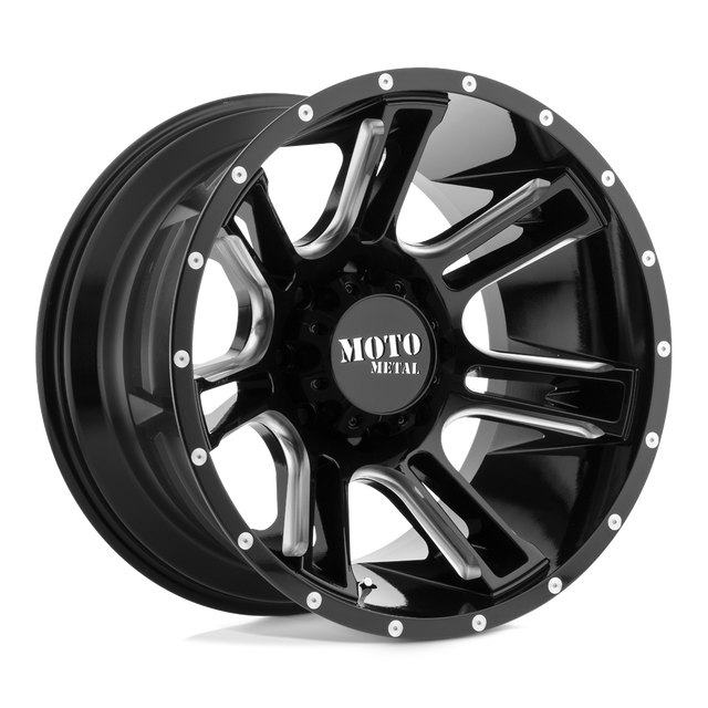 Moto Metal - MO982 AMP | 20X9 / 00 Offset / 8X180 Bolt Pattern | MO98229088300