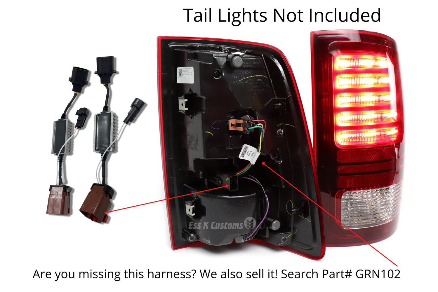 Ram Oem Led Taillight Conversion Harness
