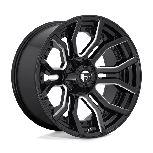Fuel 1PC - D711 RAGE | 20X10 / -18 Offset / 6X135/6X139.7 Bolt Pattern | D71120009847