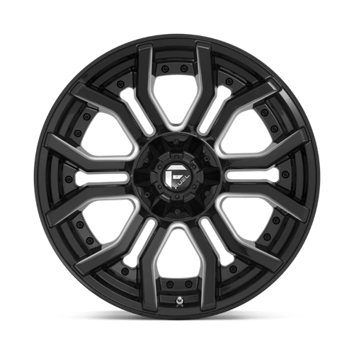 Fuel 1PC - D711 RAGE | 20X10 / -18 Offset / 6X135/6X139.7 Bolt Pattern | D71120009847
