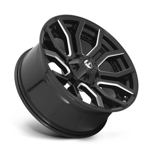 Fuel 1PC - D711 RAGE | 24X12 / -44 Offset / 8X165.1 Bolt Pattern | D71124208247