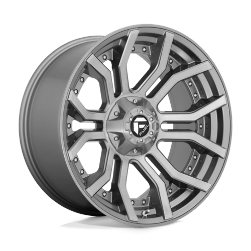 Fuel 1PC - D713 RAGE PLATINUM | 22X10 / -18 Offset / 5X127/5X139.7 Bolt Pattern | D71322005747
