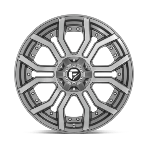 Fuel 1PC - D713 RAGE PLATINUM | 24X12 / -44 Offset / 8X165.1 Bolt Pattern | D71324208247