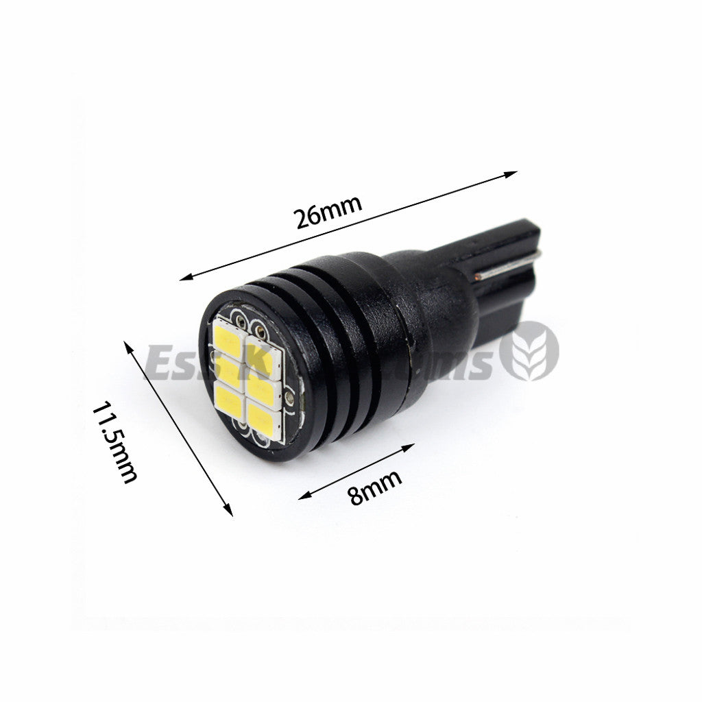 194/T10: TruLux 6 Chip Flat Face (Pair)