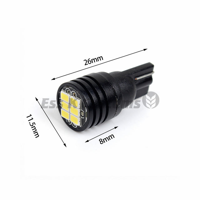 194/T10: TruLux 6 Chip Flat Face (Pair)