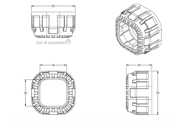 Mini Gatling Gun (Square Look)