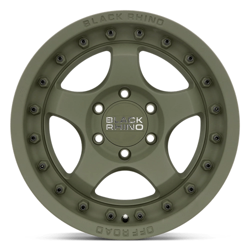 Alliages durs Black Rhino - BANTAM | 16X8 / -10 Offset / 5X127 Modèle de boulon | 1680BTM-05127N71