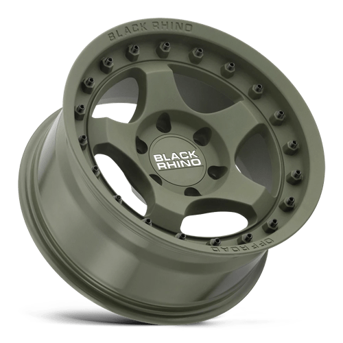 Alliages durs Black Rhino - BANTAM | 16X8 / -10 Offset / 5X127 Modèle de boulon | 1680BTM-05127N71