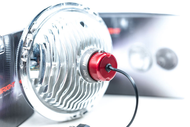 Sealed Beam: Holley Retrobright Led Headlights (5.75" Round)