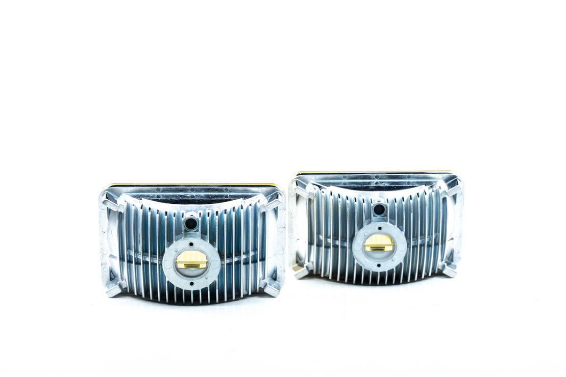 Sealed Beam: Holley Retrobright Led Headlights (4X6") PAIR of 2