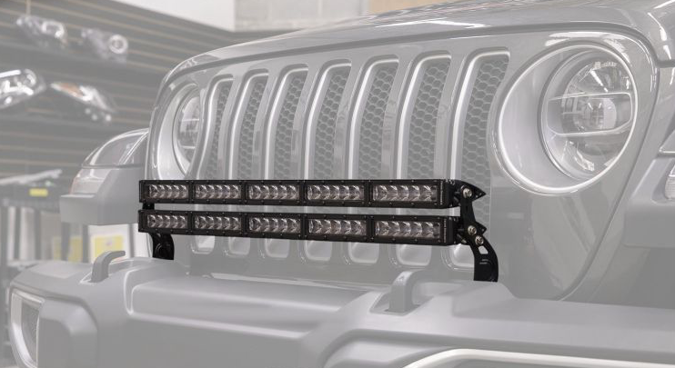 Jeep Jl 2018-2022 Wrangler Bumper Led Light Bar Kit