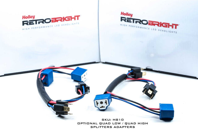 Holley Retrobright Pigtails, Adapters And Splitters