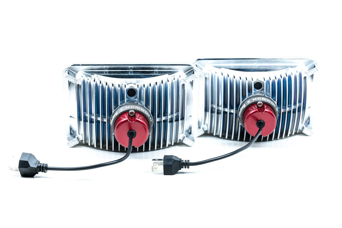 Sealed Beam: Holley Retrobright Led Headlights (4X6") PAIR of 2