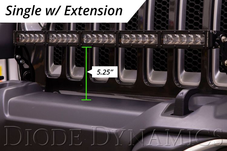 Jeep Jl 2018-2022 Wrangler Bumper Led Light Bar Kit