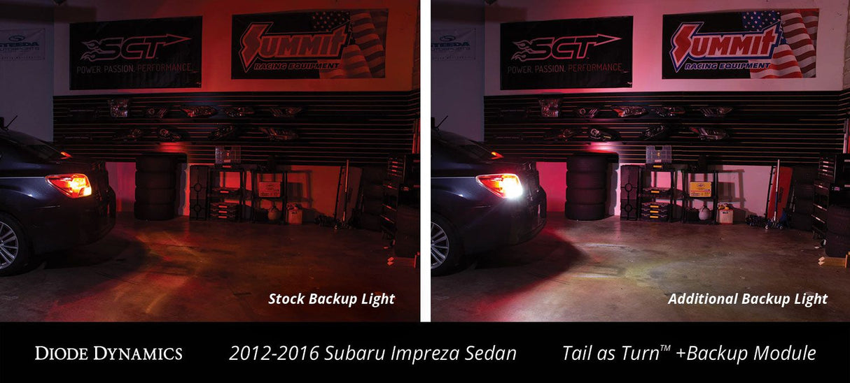 2012-2016 Subaru Impreza Sedan Tail As Turn +Backup Module (Pair)