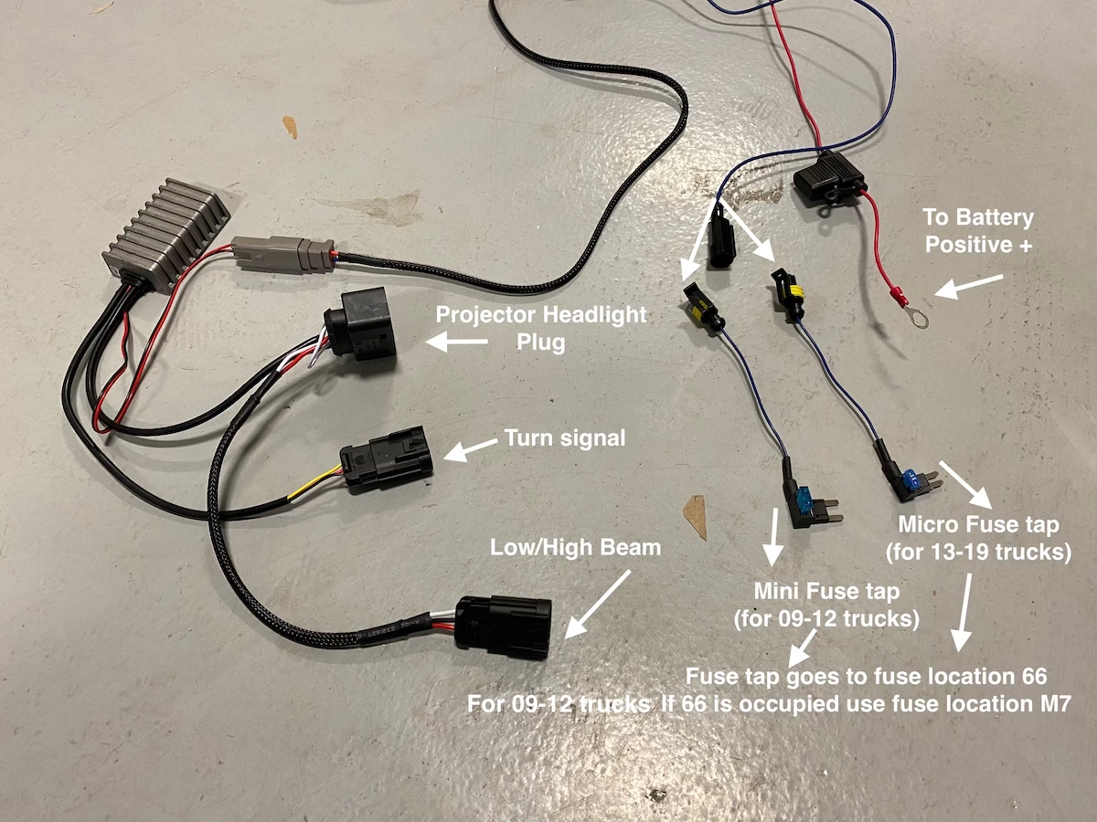 Dodge Ram Oem Projector Conversion (2009+) V3.1