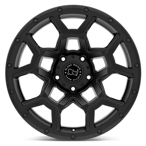 Alliages durs Black Rhino - OVERLAND | Modèle de boulon 17X8 / 52 Offset / 6X130 | 1780VRL526130M84