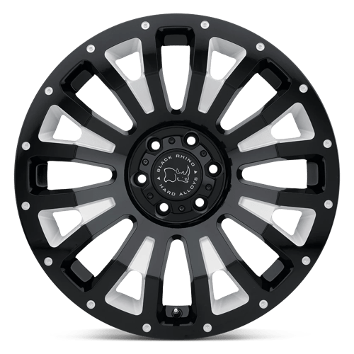 Black Rhino Hard Alloys - PINATUBO | 20X12 / -44 Offset / 6X139.7 Modèle de boulon | 2012PNT-46140B12