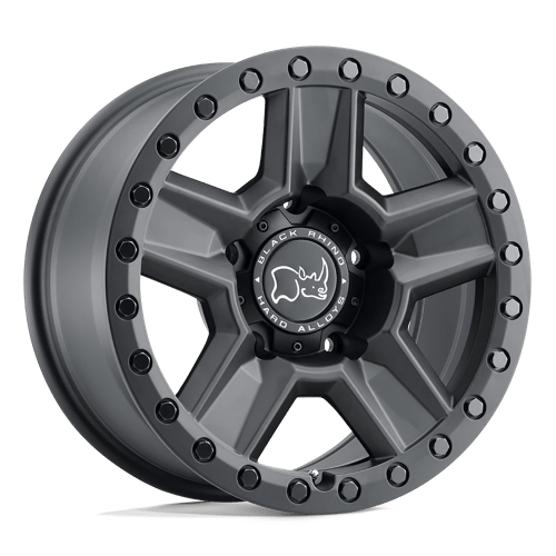 Alliages durs Black Rhino - RAVINE | 17X8.5 / -18 Offset / 5X127 Modèle de boulon | 1785RVN-85127M71