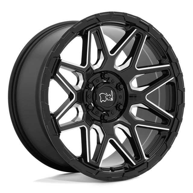 Black Rhino Hard Alloys - SHOCKWAVE | 20X9.5 / 12 Offset / 5X150 Bolt Pattern | 2095SKW125150B10