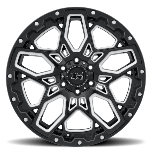 Black Rhino Hard Alloys - SHRAPNEL | 20X9.5 / -18 Offset / 5X127 Bolt Pattern | 2095SHR-85127B71