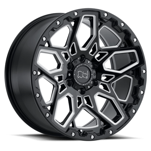 Black Rhino Hard Alloys - SHRAPNEL | 18X9.5 / 12 Offset / 5X150 Bolt Pattern | 1895SHR125150B10